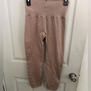 Free People FP Movement Good Karma Leggings Womens M/L Nutmeg Mauve Pink